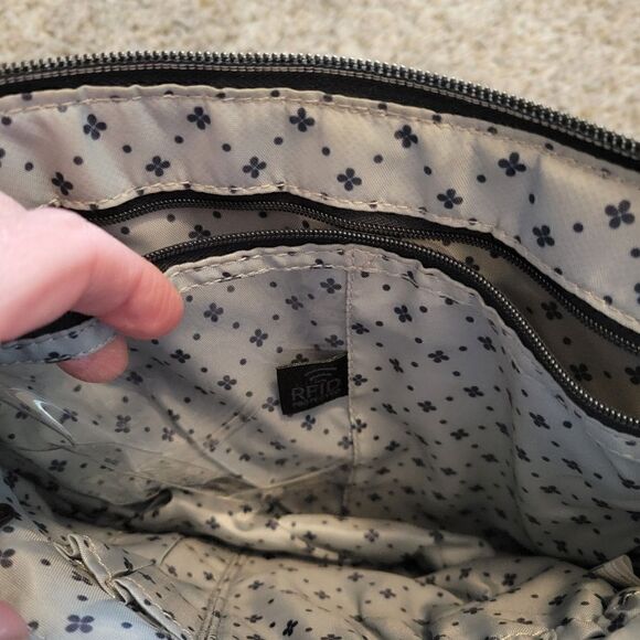 LN LUG TROPICAL PRINT PURSE WITH LOTS OF COMPARTMENTS - Picture 6 of 6